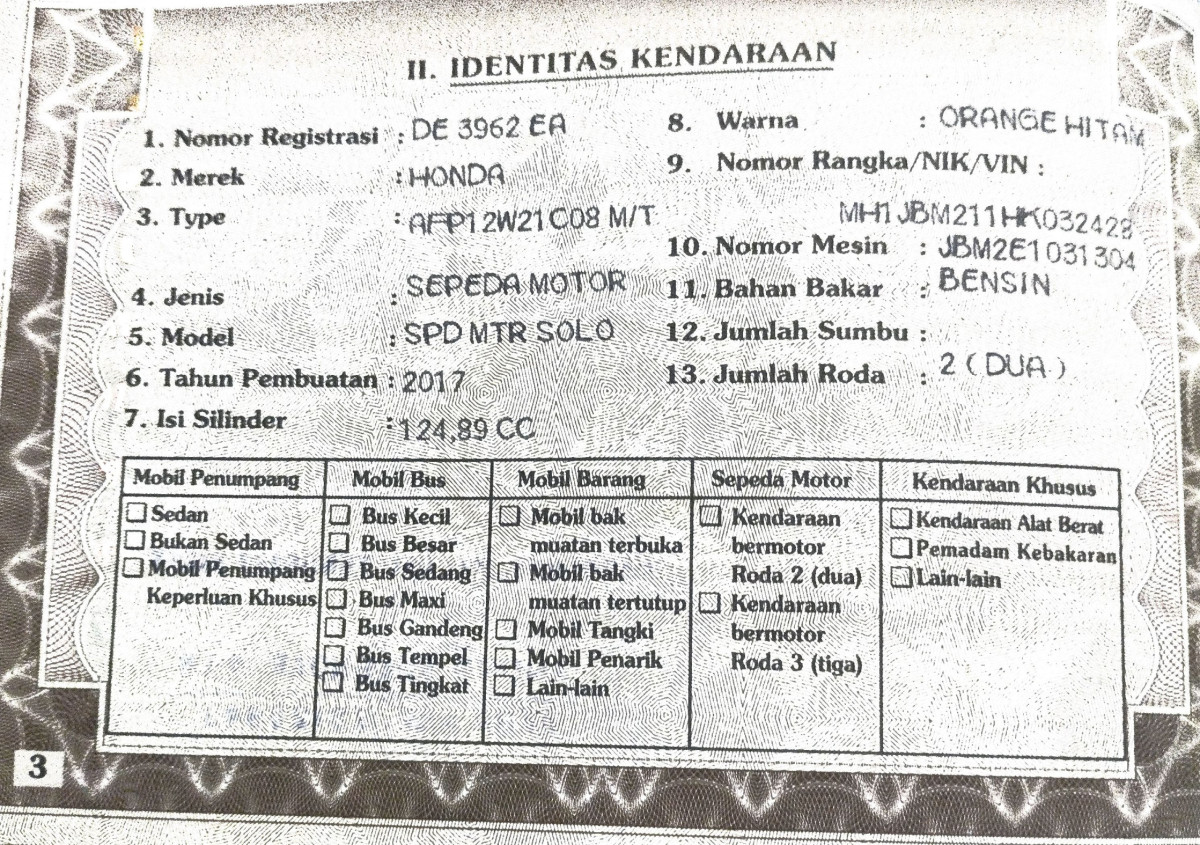 HONDA BLADE R