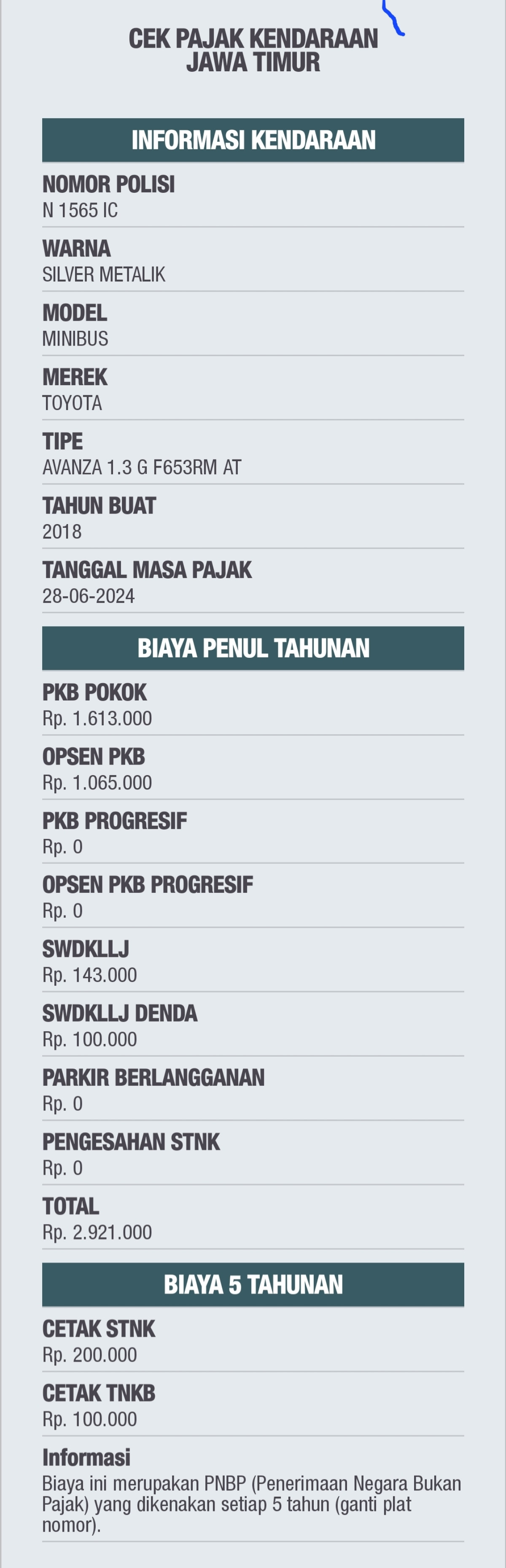 TOYOTA AVANZA 1.3 G