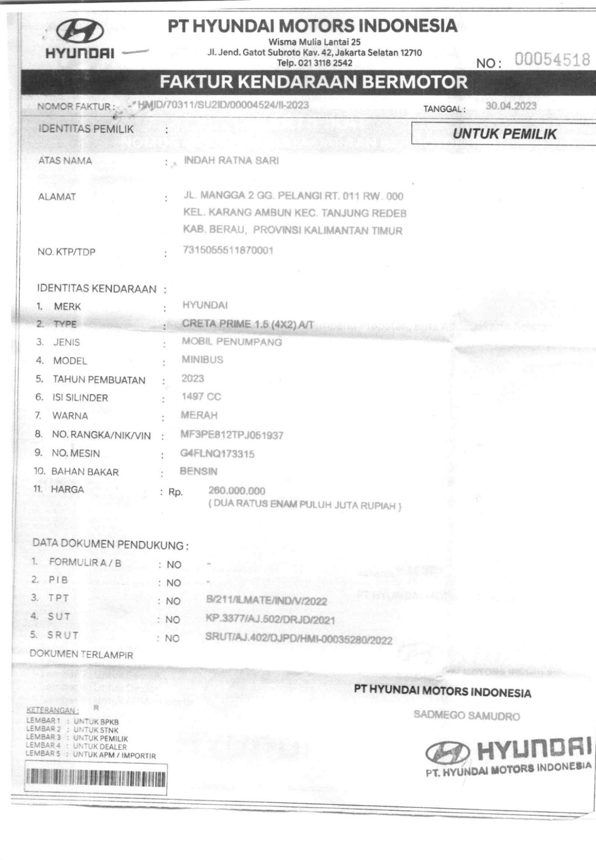 HYUNDAI  CRETA  PRIME AT