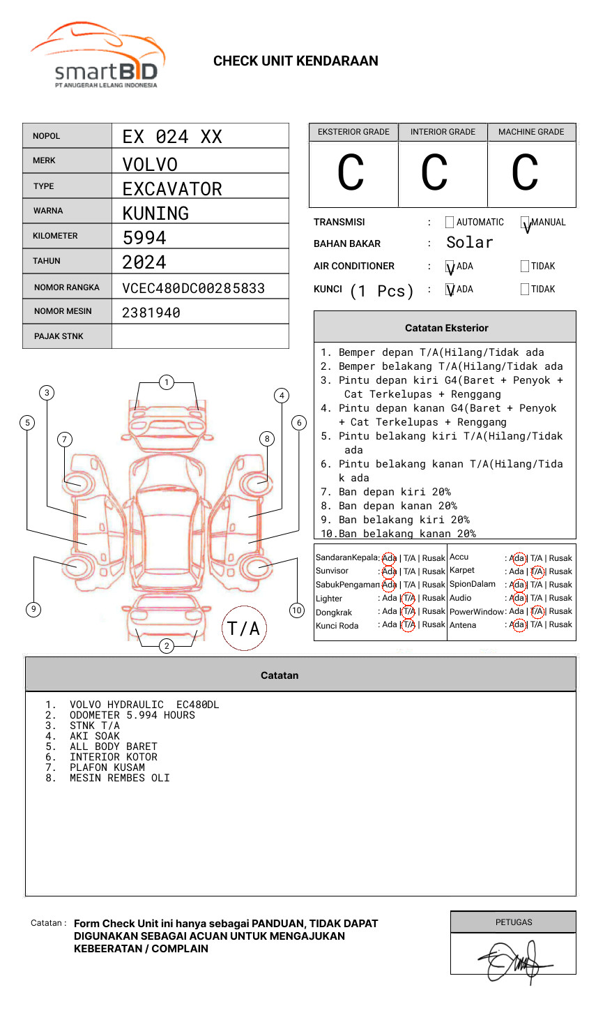 VOLVO EC480DL