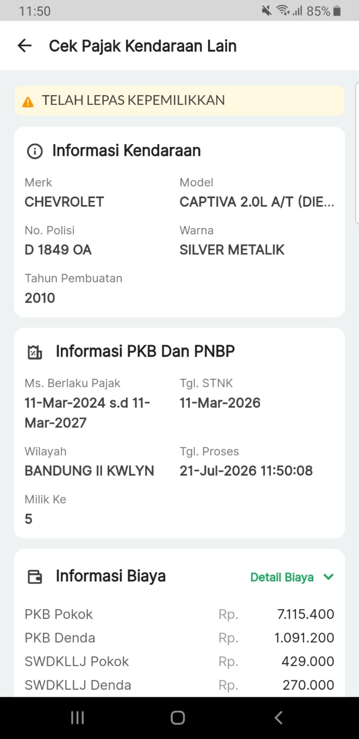CHEVROLET CAPTIVA 2.0 L