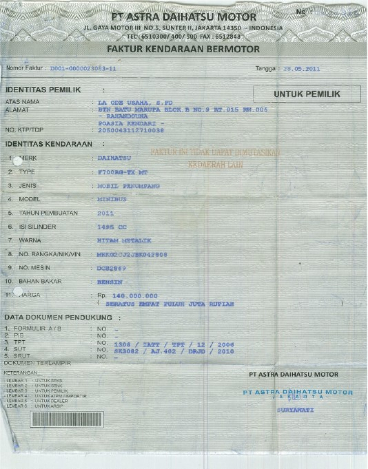 DAIHATSU TERIOS TX
