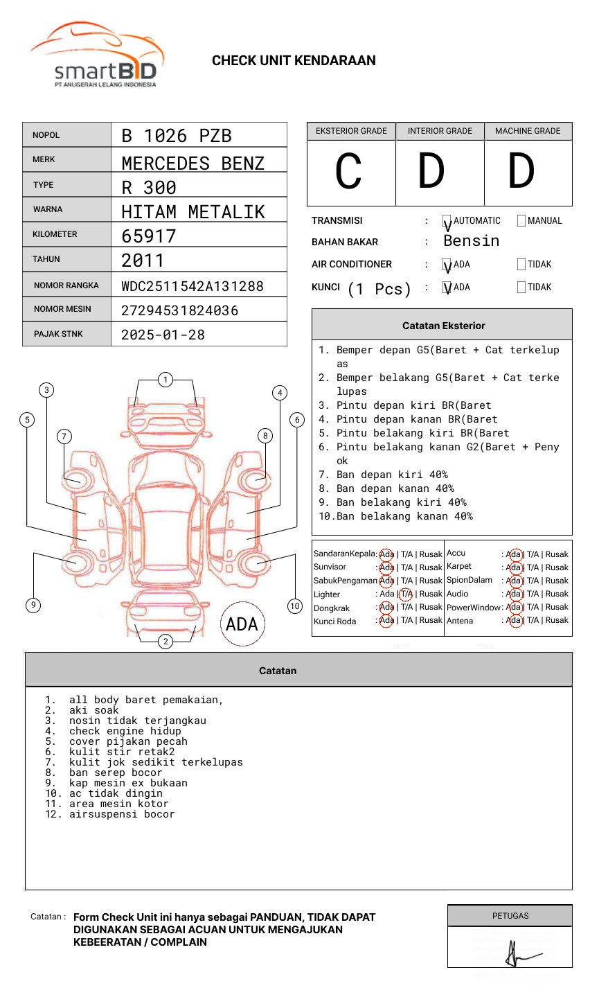MERCEDES BENZ R 300 L AT (CBU)