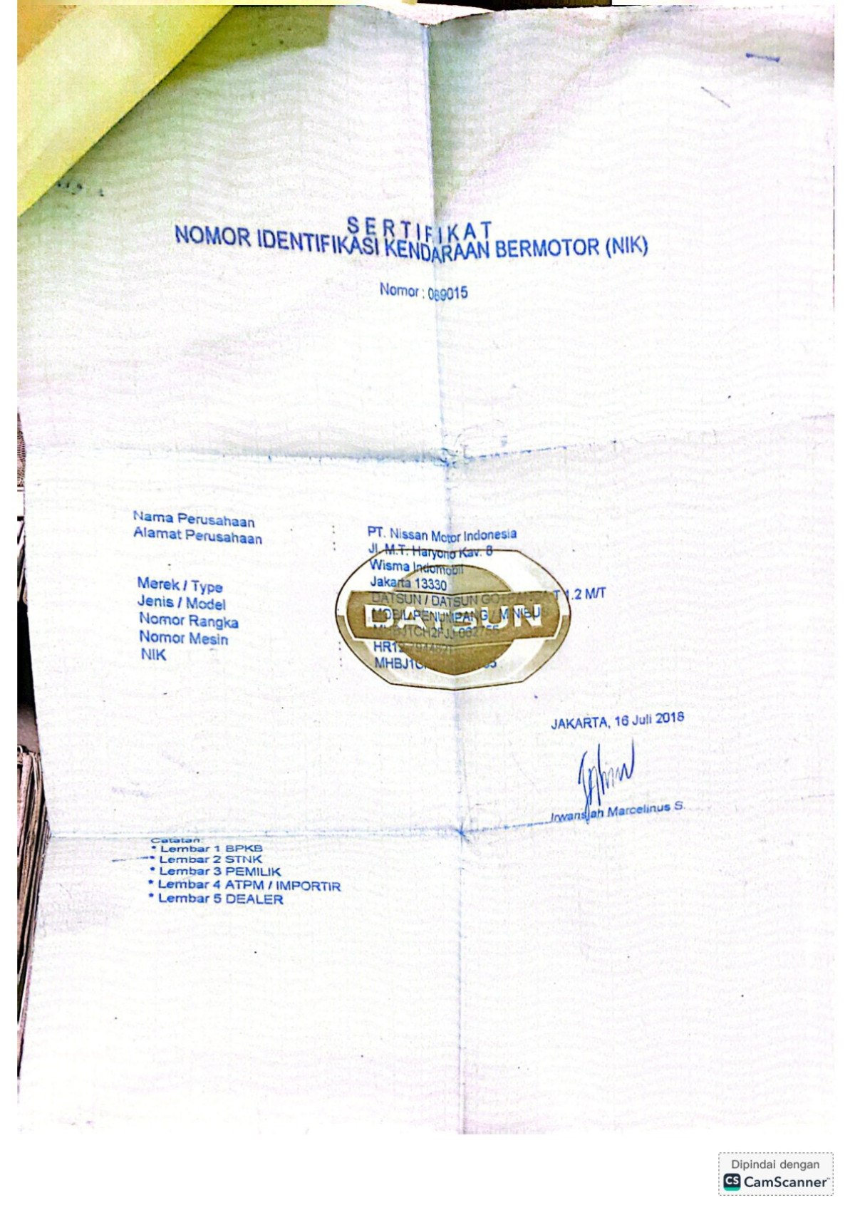 DATSUN  GO + PANCA GO+PANCA T