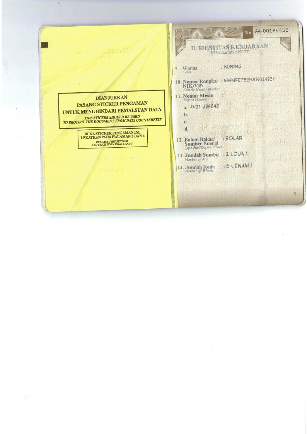 MITSUBISHI FE-75SHDX N