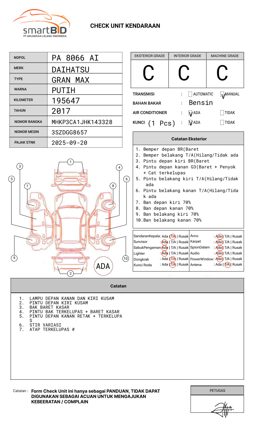 DAIHATSU  GRAN MAX  PICK-UP