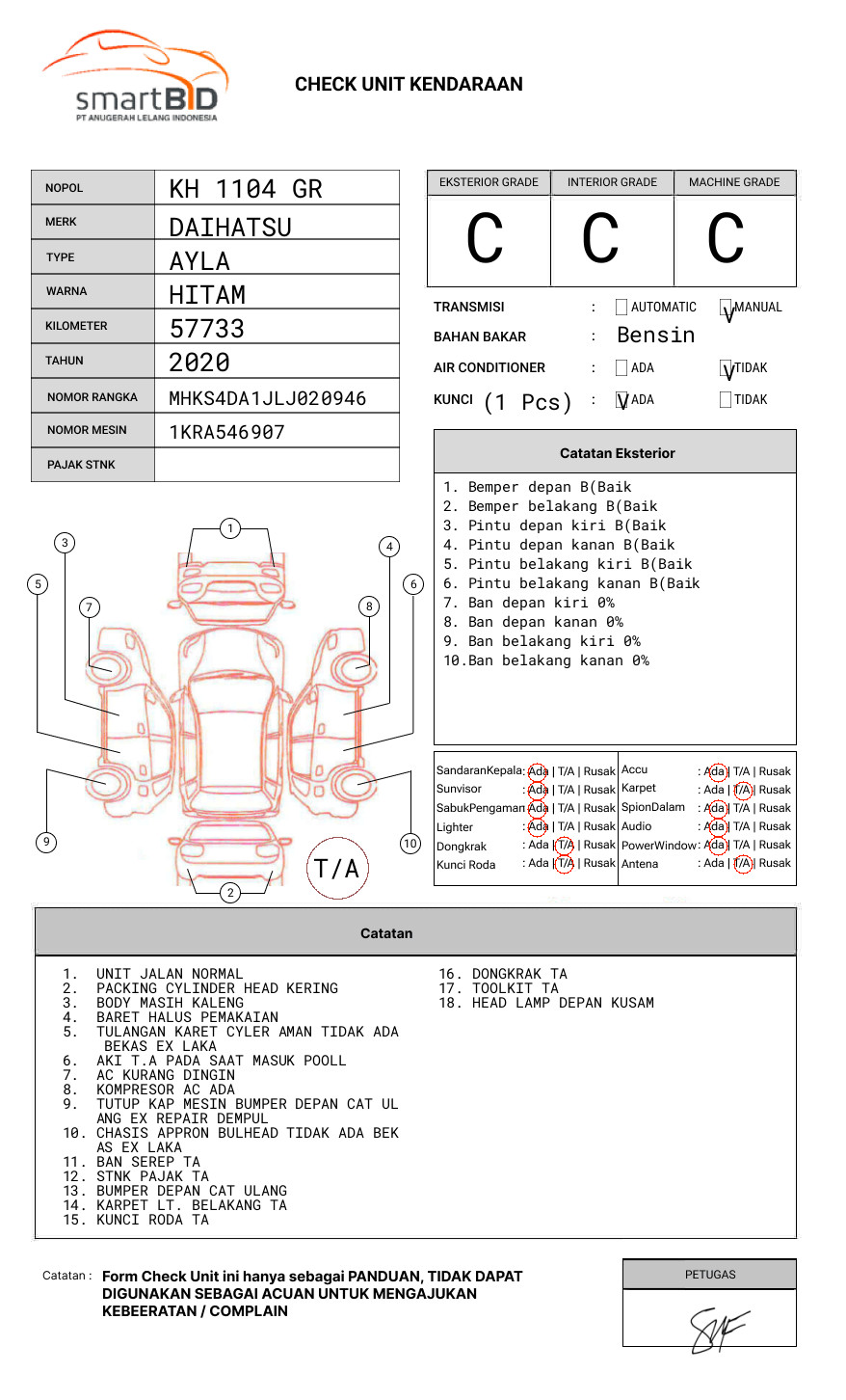 DAIHATSU AYLA 1.0 D
