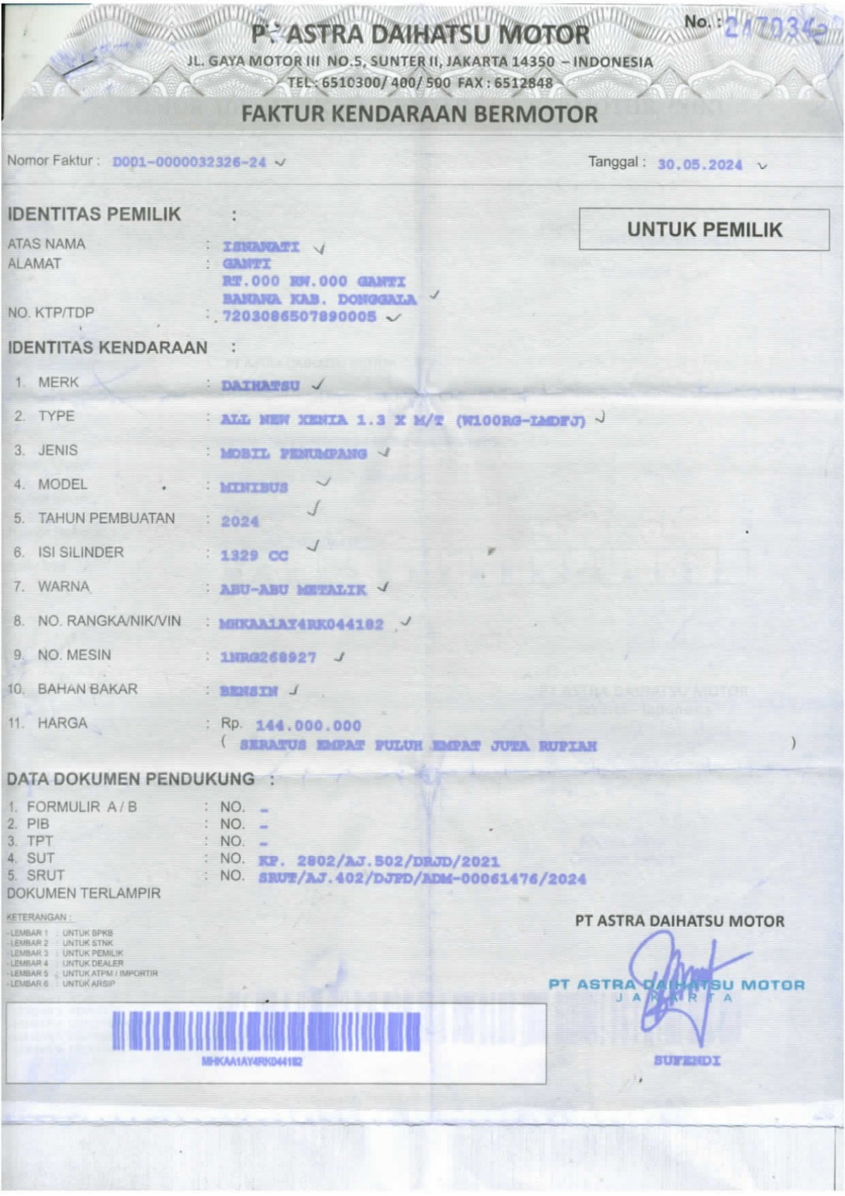 DAIHATSU XENIA X