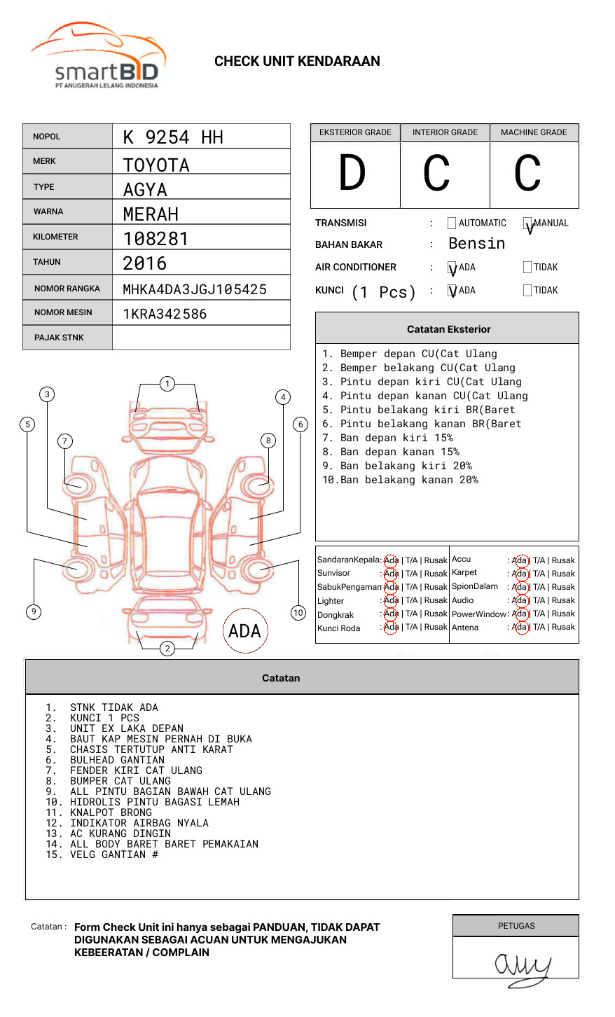 TOYOTA AGYA  G TRD