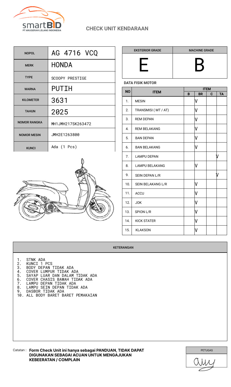 HONDA SCOOPY PRESTIGE