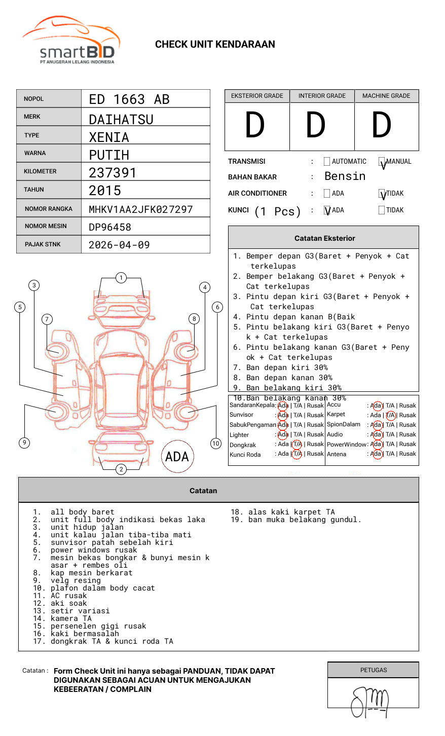 DAIHATSU XENIA M