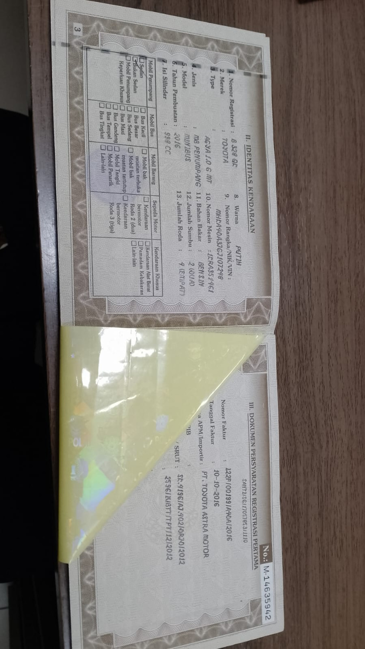 TOYOTA AGYA 1.0 G