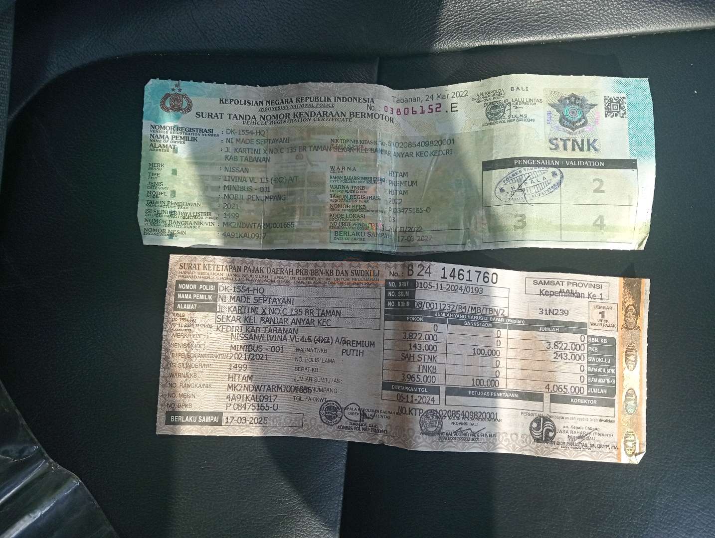 NISSAN LIVINA VL