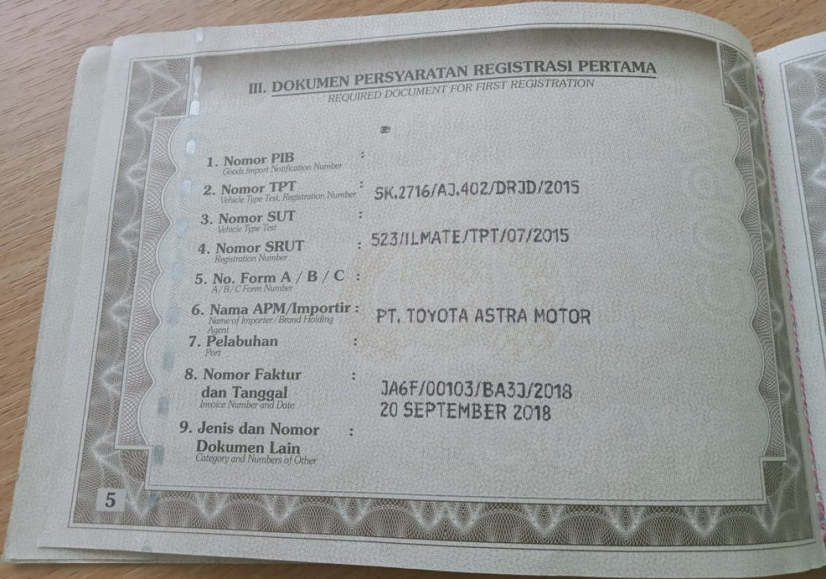 TOYOTA AVANZA  G