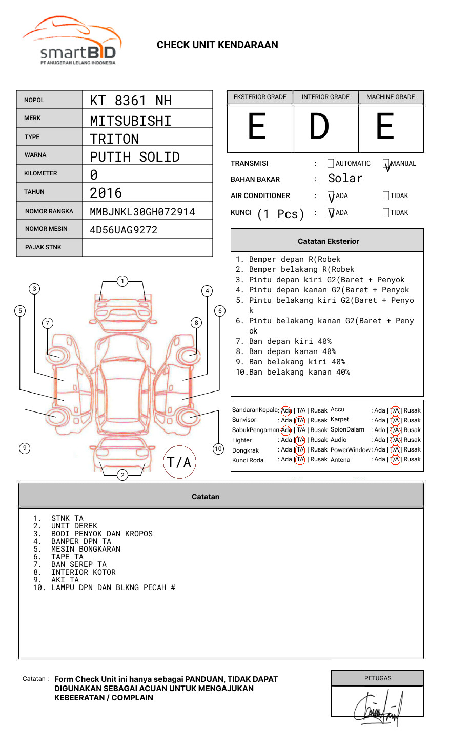 MITSUBISHI DC GLS 4X4