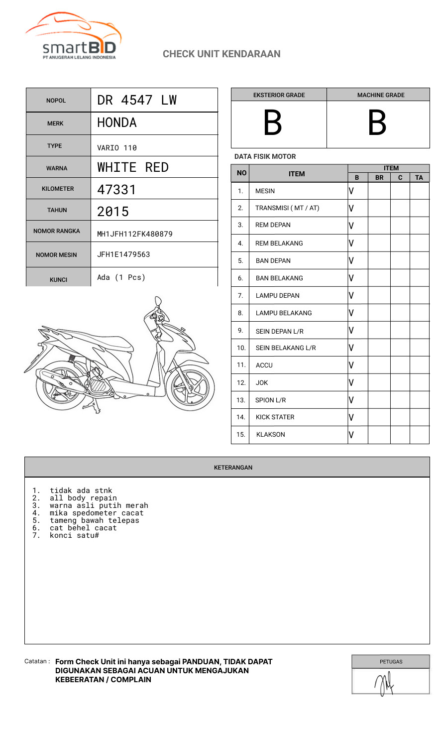 HONDA  VARIO 110