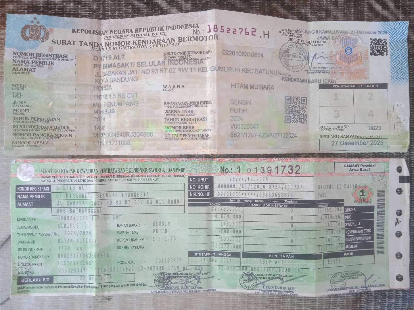 HONDA DG48 1.5 RS CVT
