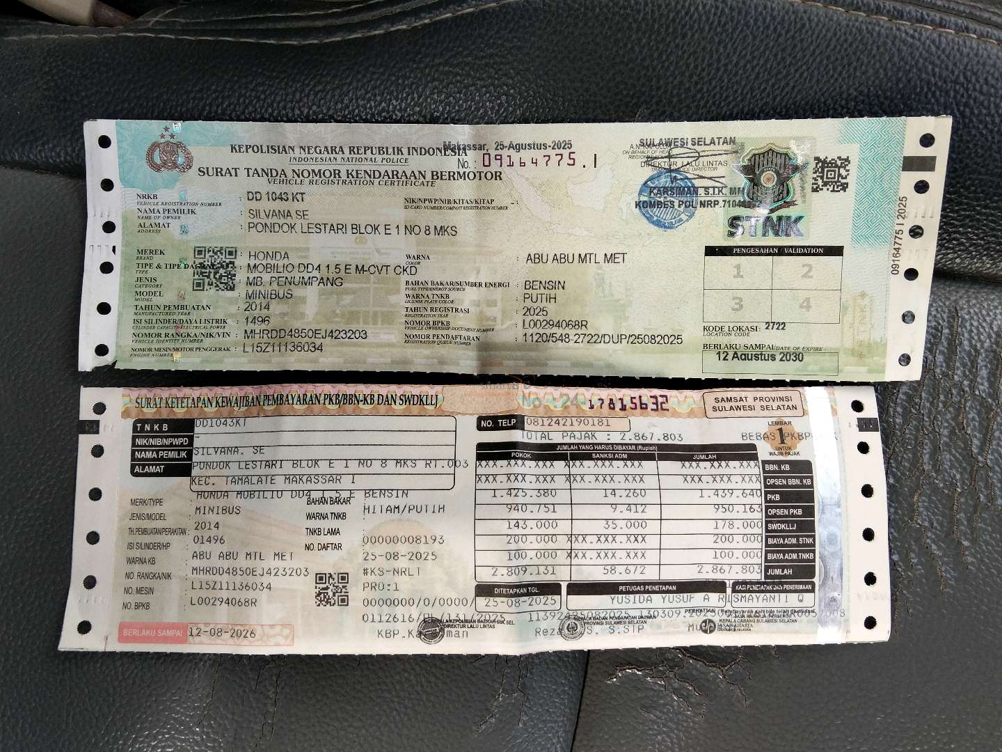 HONDA MOBILIO DD4 1.5E