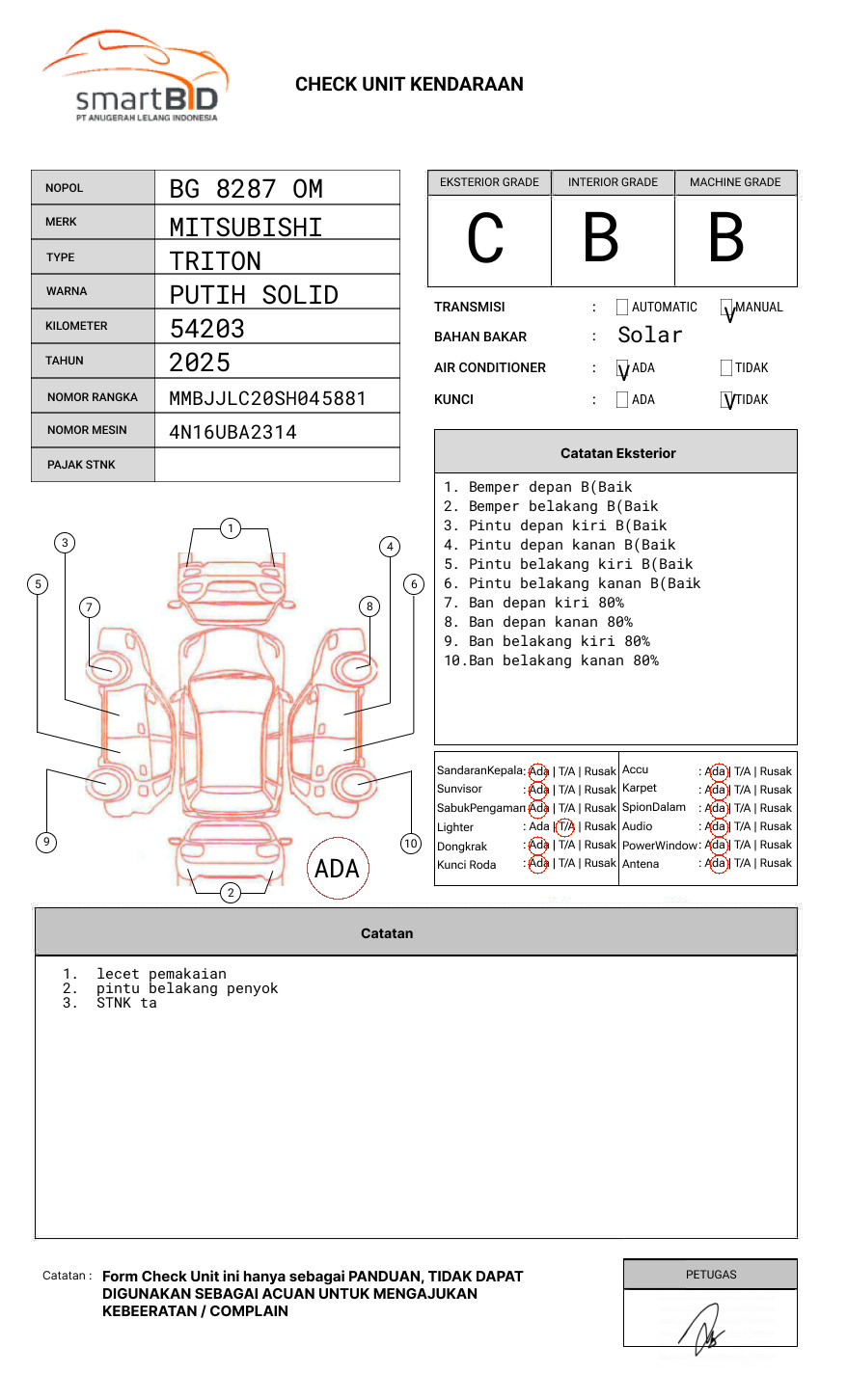 MITSUBISHI DC GLS 4X4