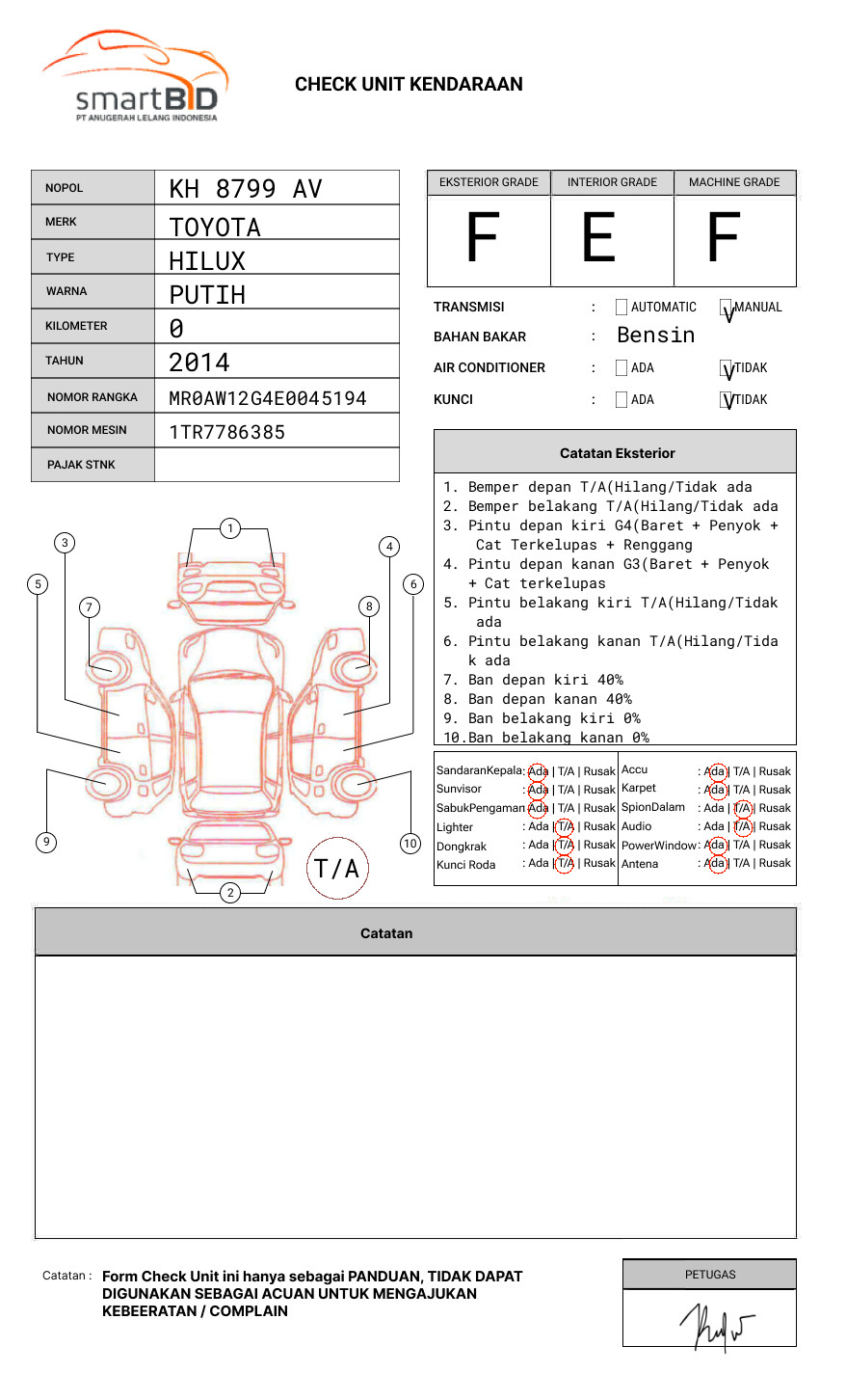 TOYOTA  HILUX  PICK UP
