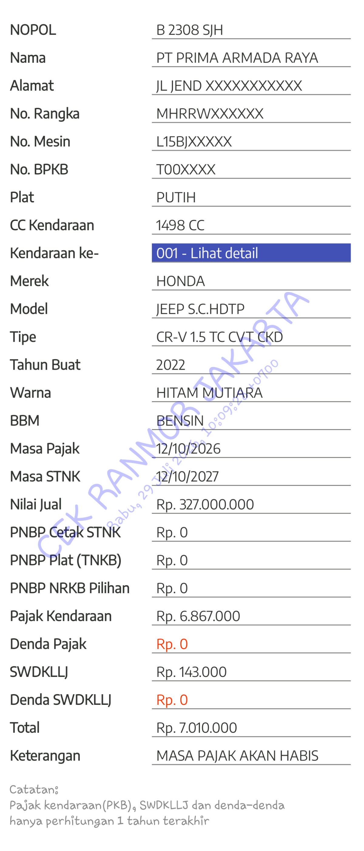 HONDA CRV 1.5 TC