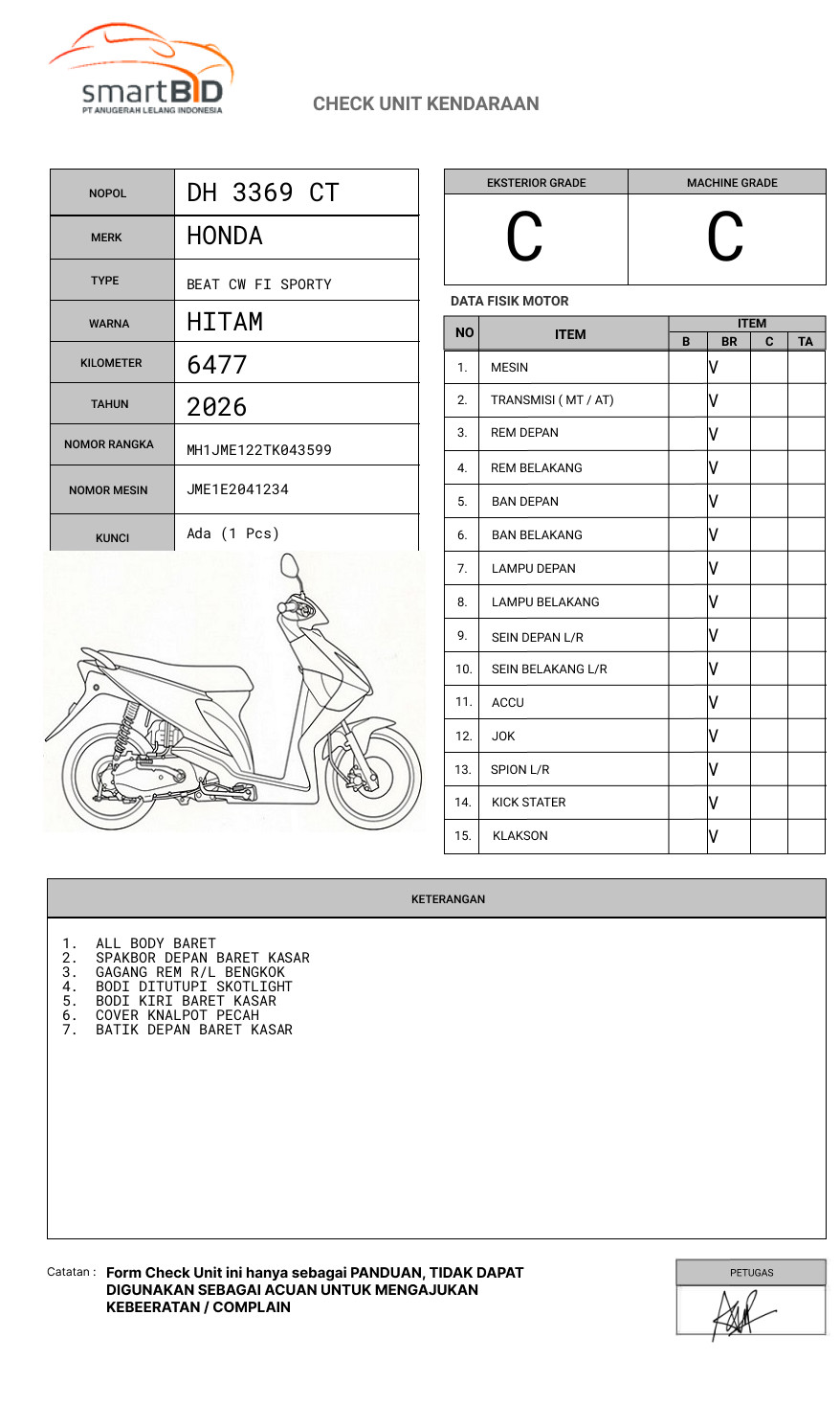 HONDA BEAT CW FI SPORTY