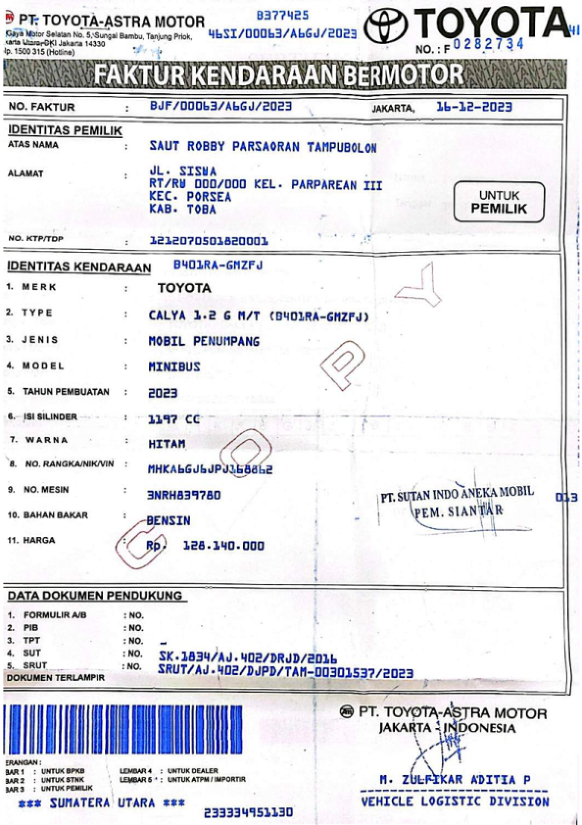 TOYOTA CALYA  1.2 G M/T