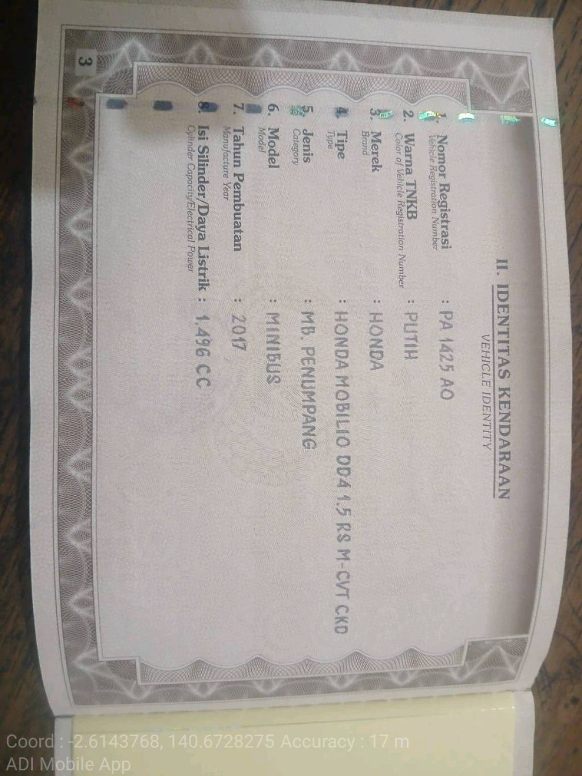 HONDA  MOBILIO  DD4 1.5 RS
