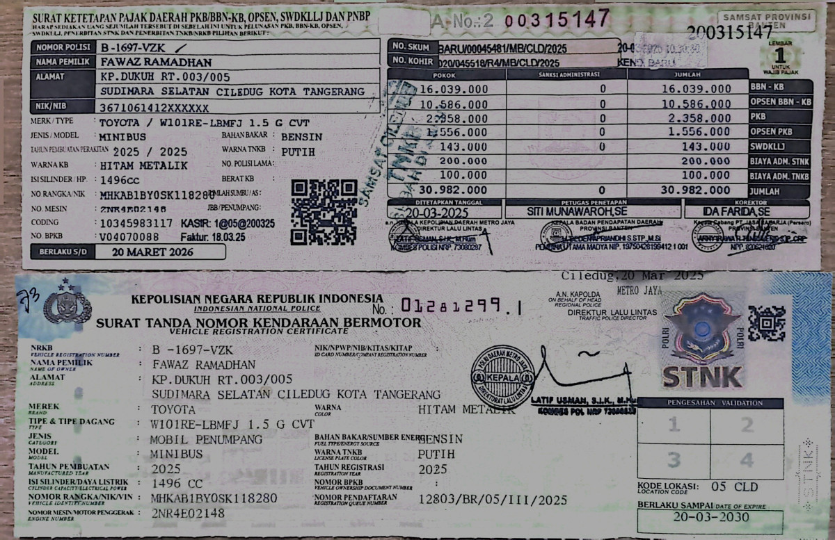 TOYOTA AVANZA 1.5 G