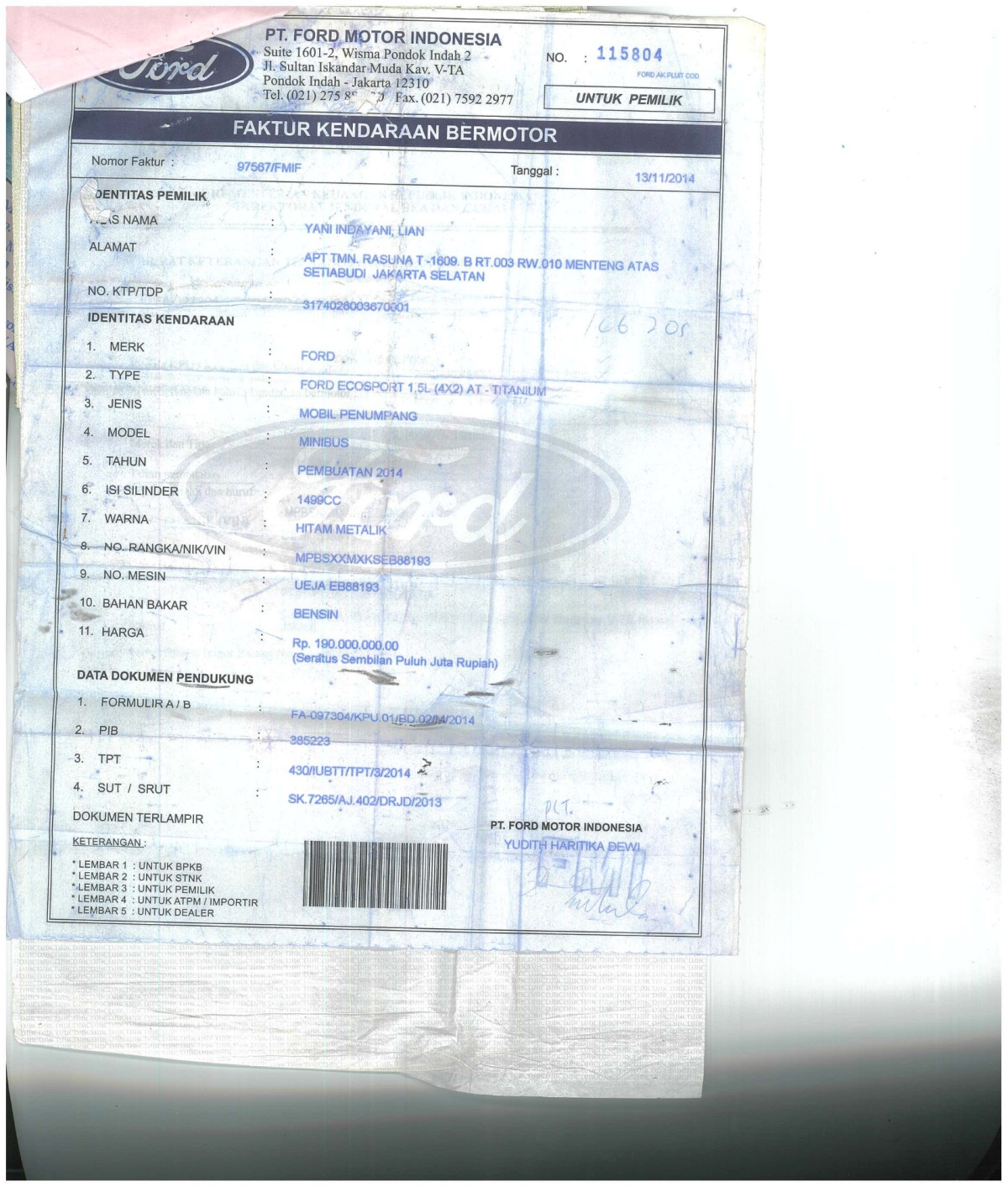 FORD ECOSPORT