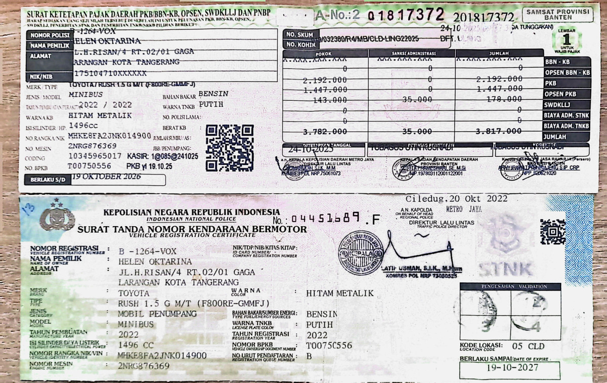 TOYOTA RUSH 1.5 G