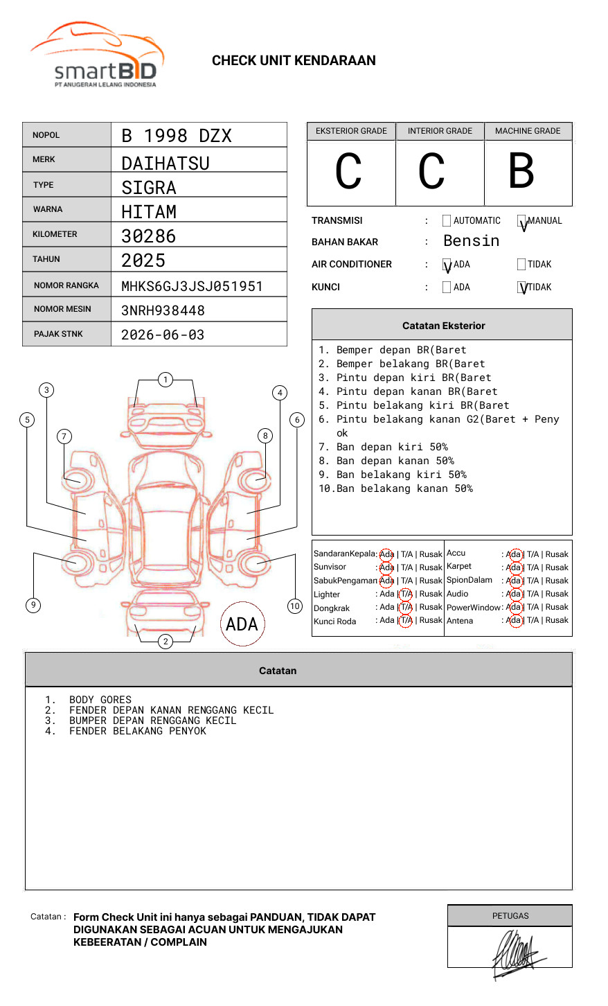 DAIHATSU  SIGRA  1.2 X