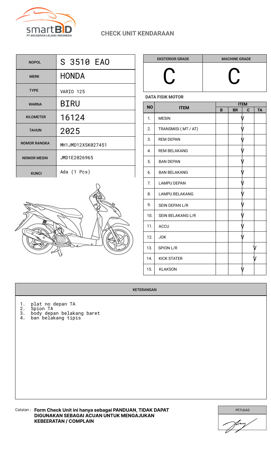 HONDA VARIO 125