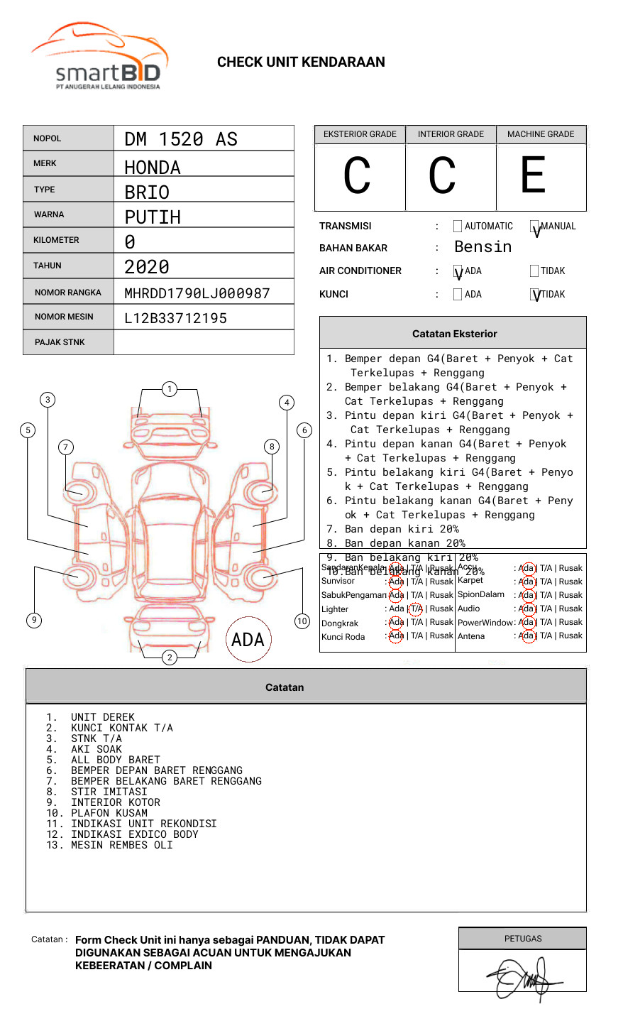 HONDA BRIO RS