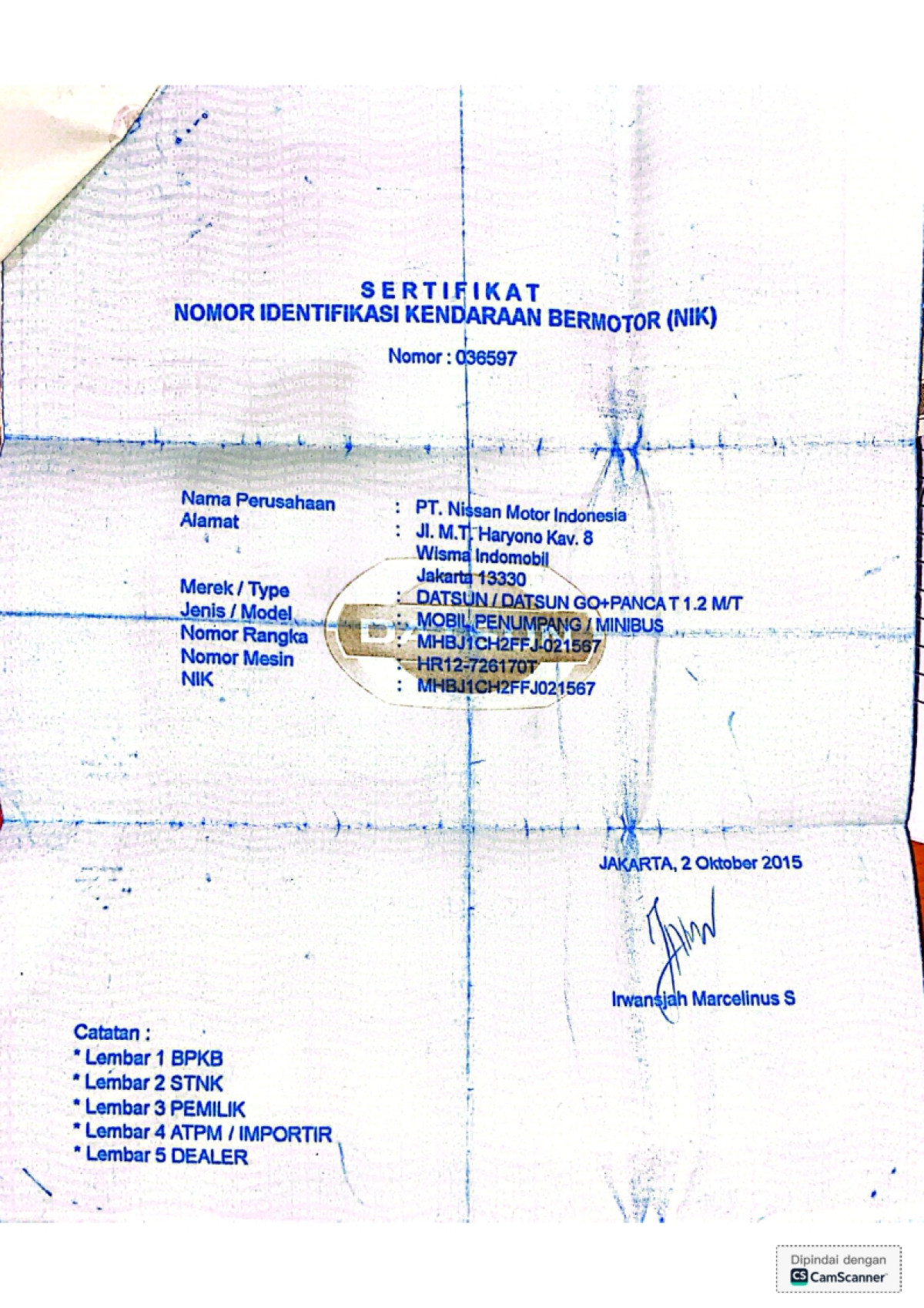 DATSUN  GO + PANCA GO+PANCA T