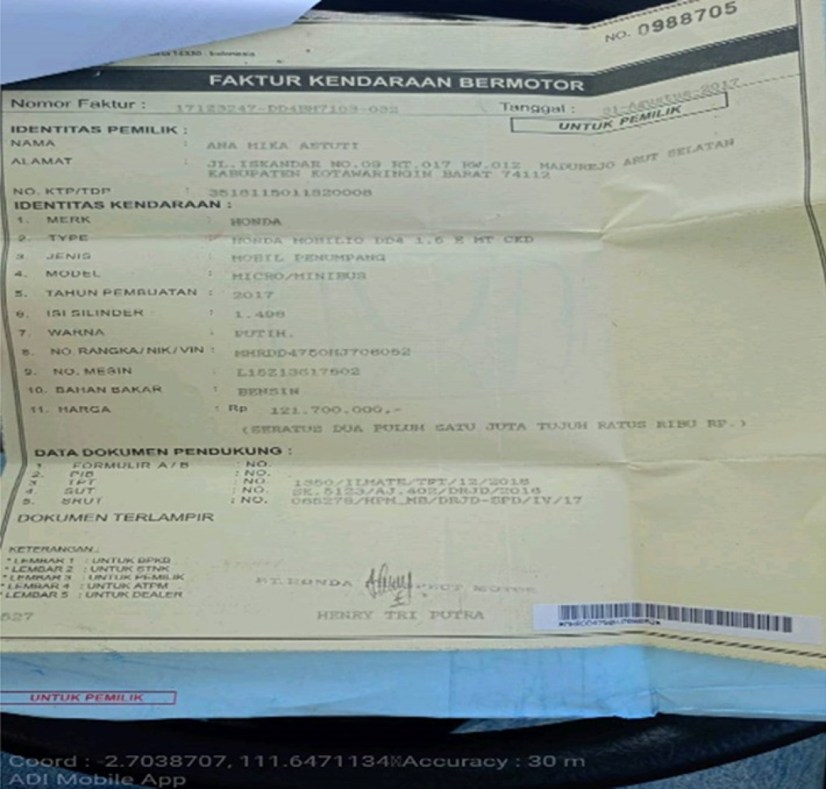 HONDA MOBILIO