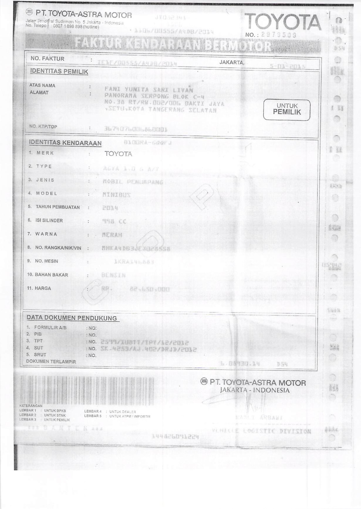 TOYOTA AGYA G A/T
