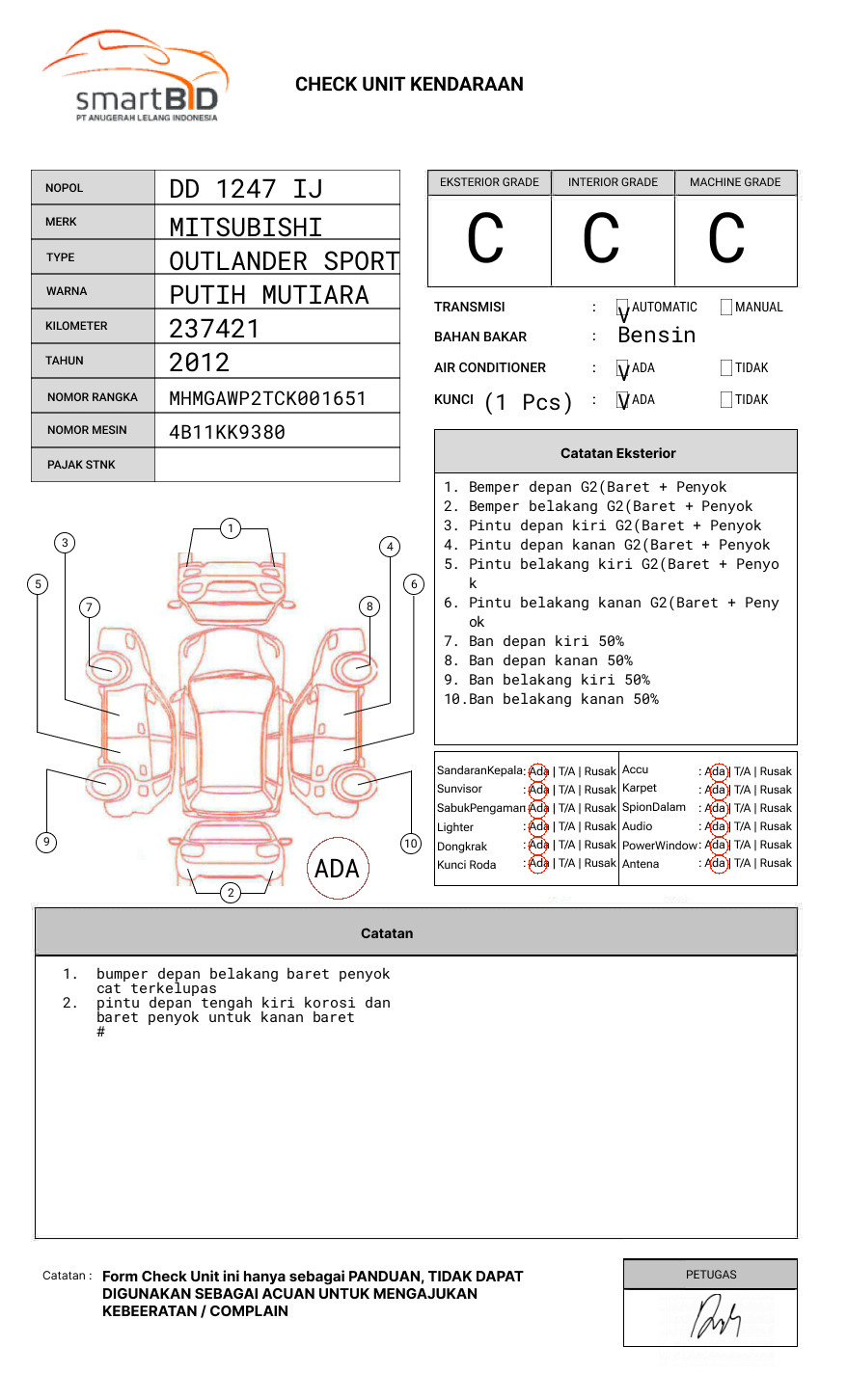 MITSUBISHI OUTLANDER SPORT