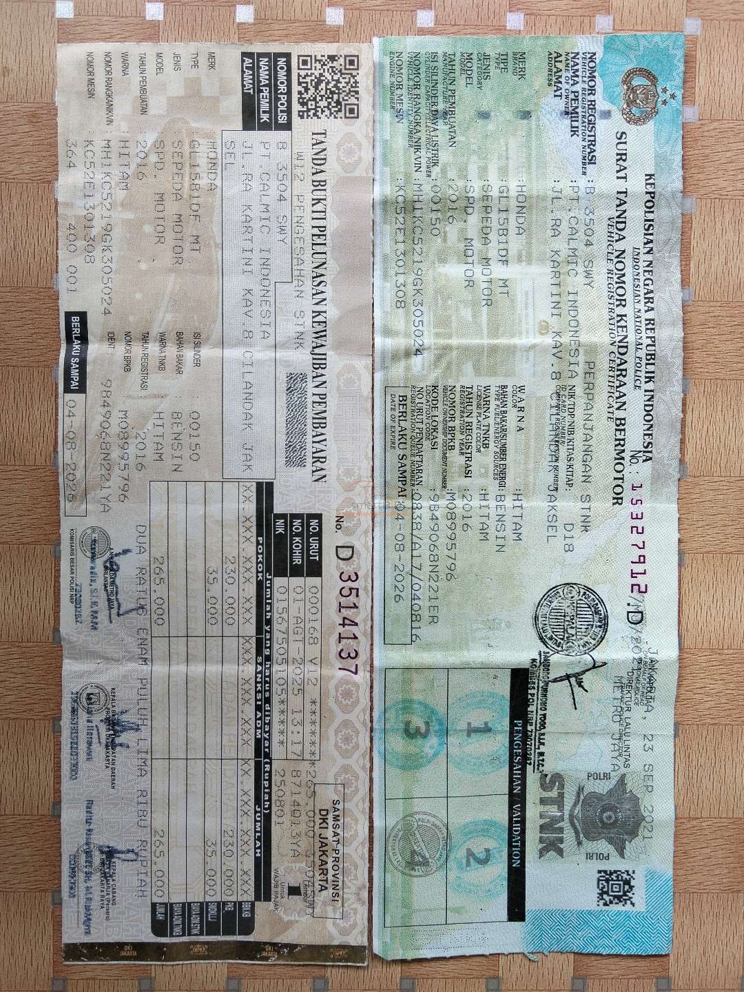 HONDA VERZA 150