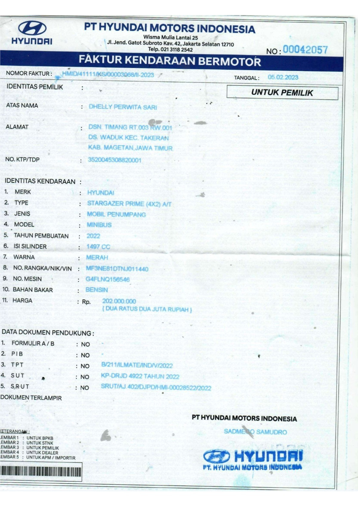 HYUNDAI STARGAZER PRIME 4X2