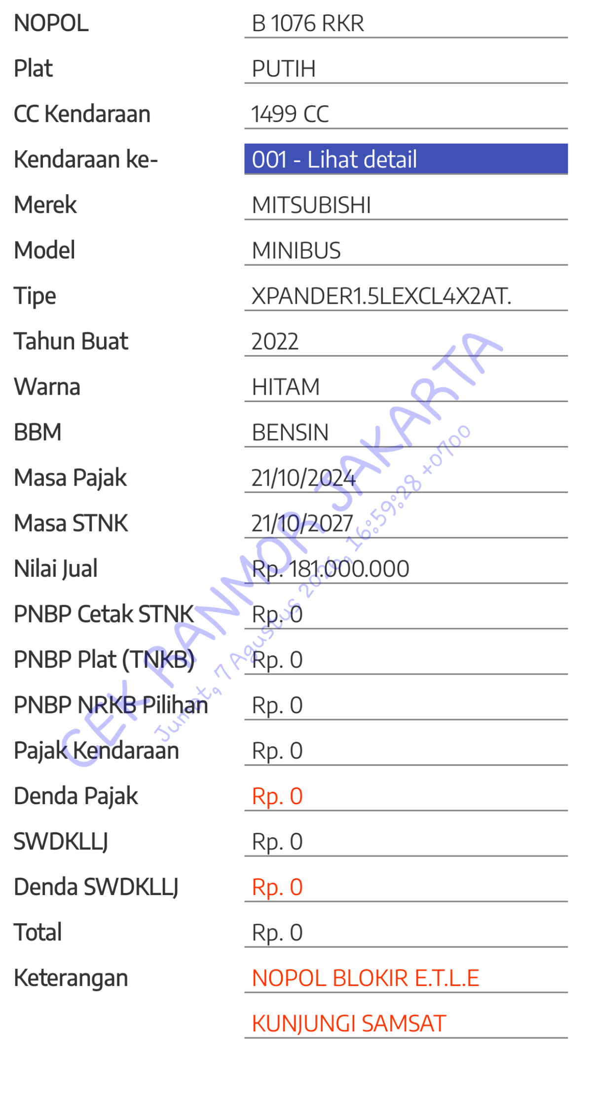 MITSUBISHI XPANDER 1.5L EXCEED