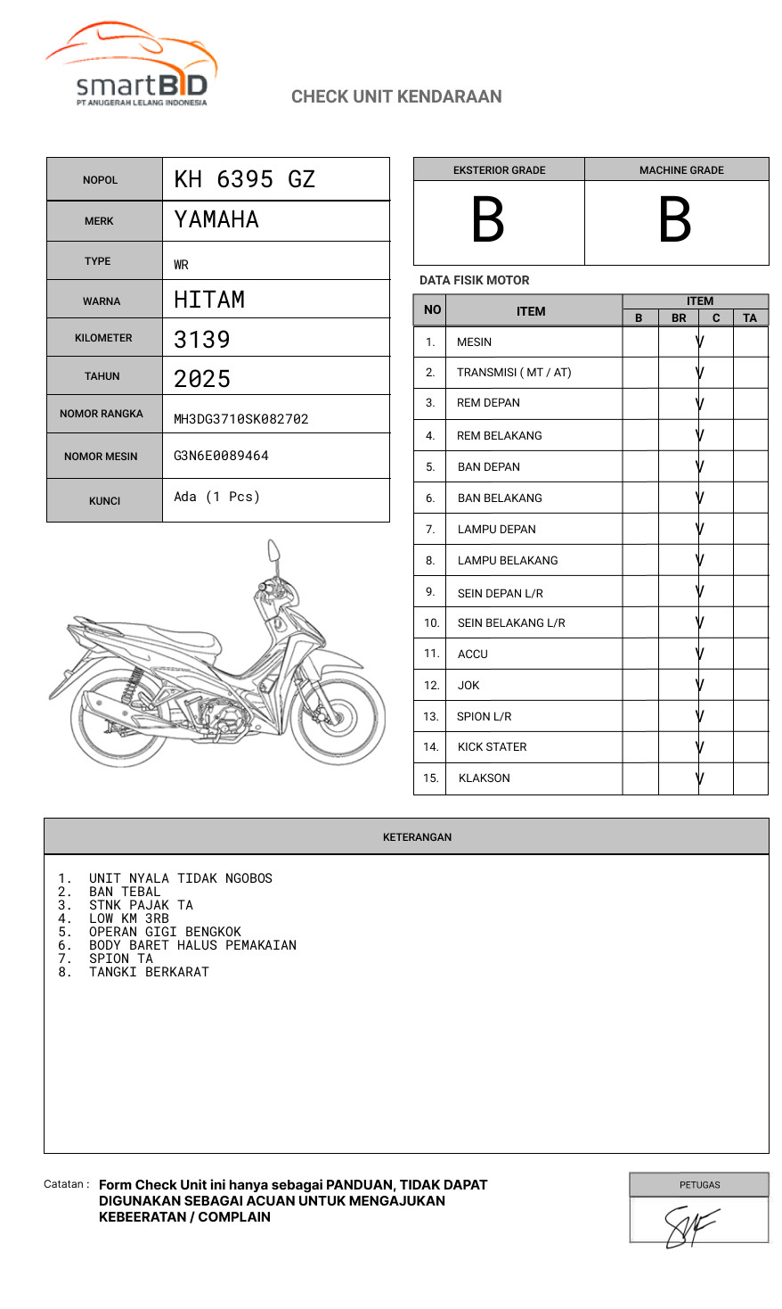 YAMAHA WR