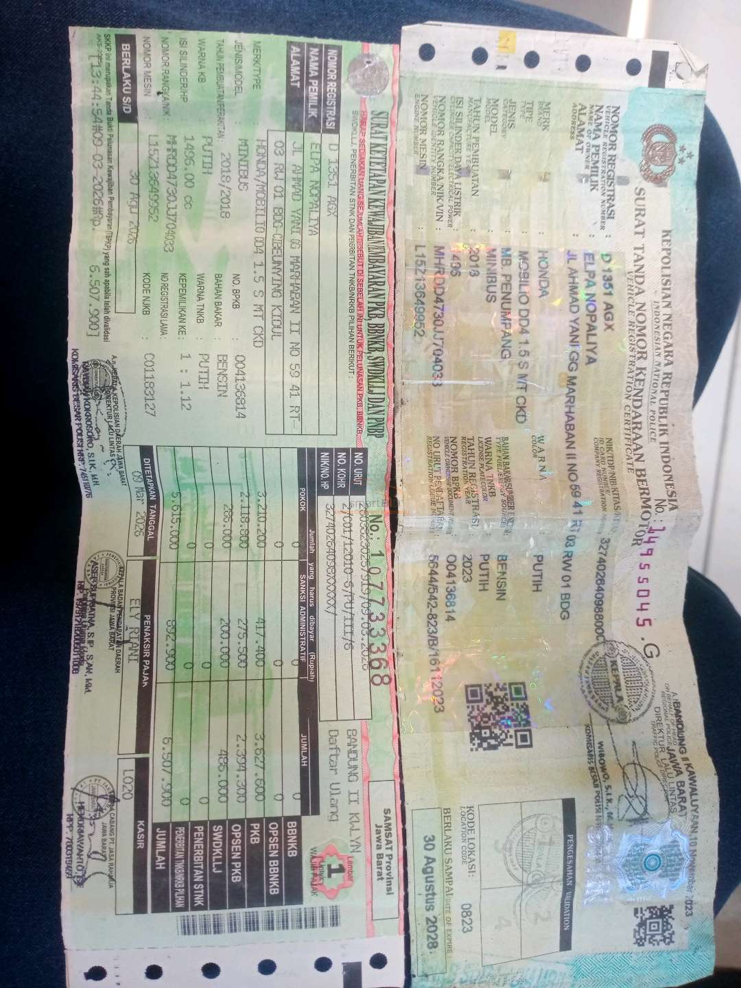 HONDA MOBILIO DD4 1.5 S