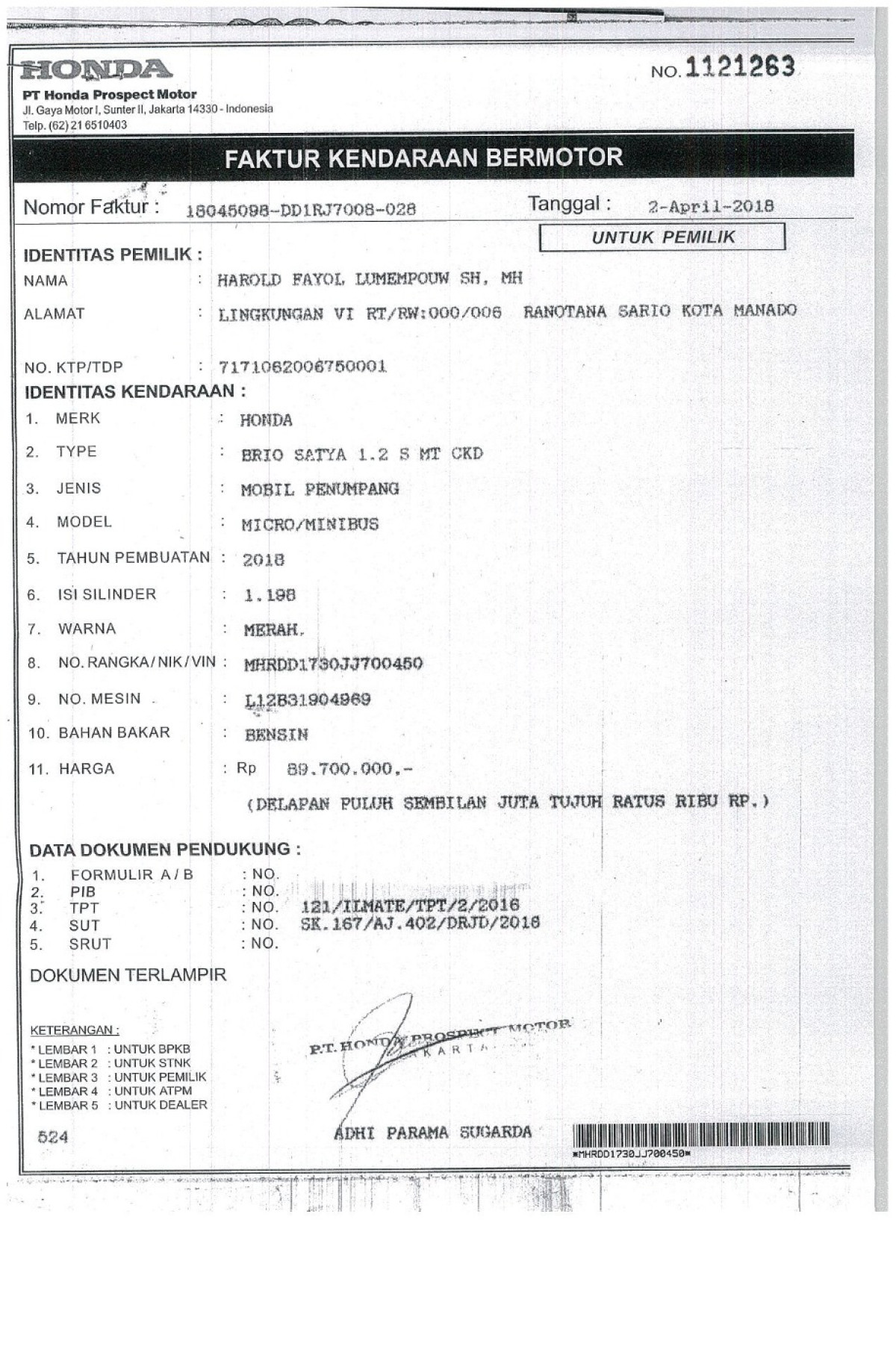 HONDA BRIO