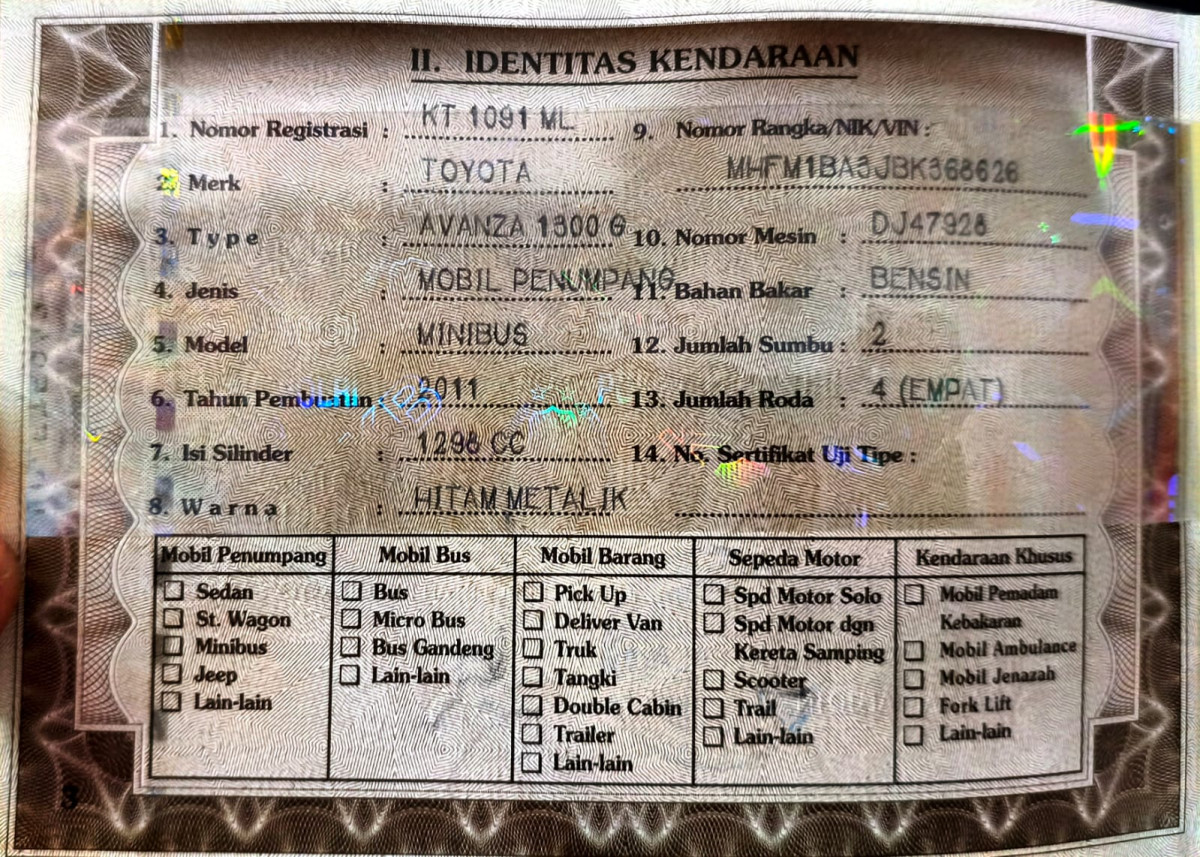TOYOTA AVANZA