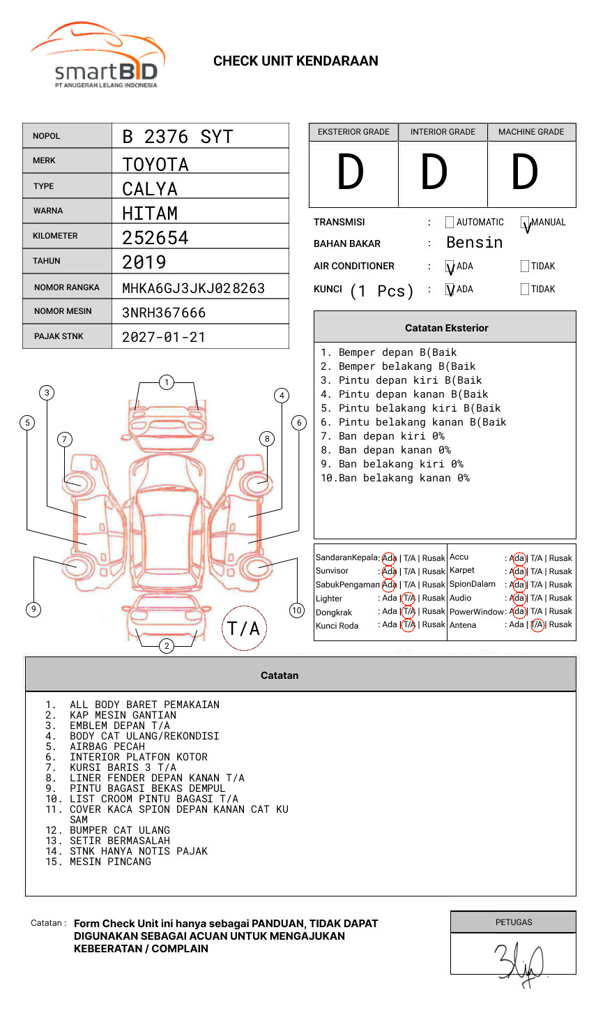 TOYOTA CALYA 1.2 E M/T