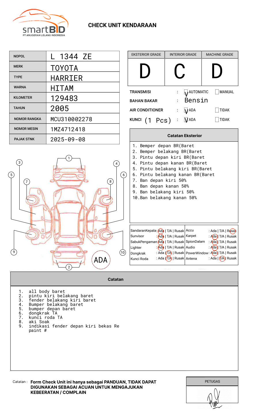 TOYOTA HARRIER 3.0