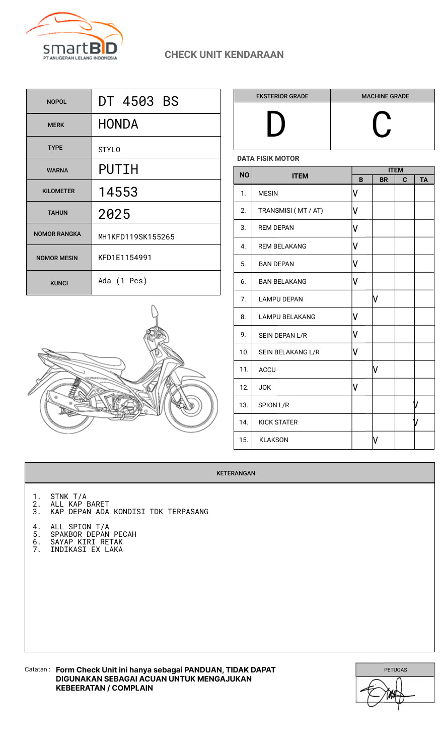 HONDA STYLO