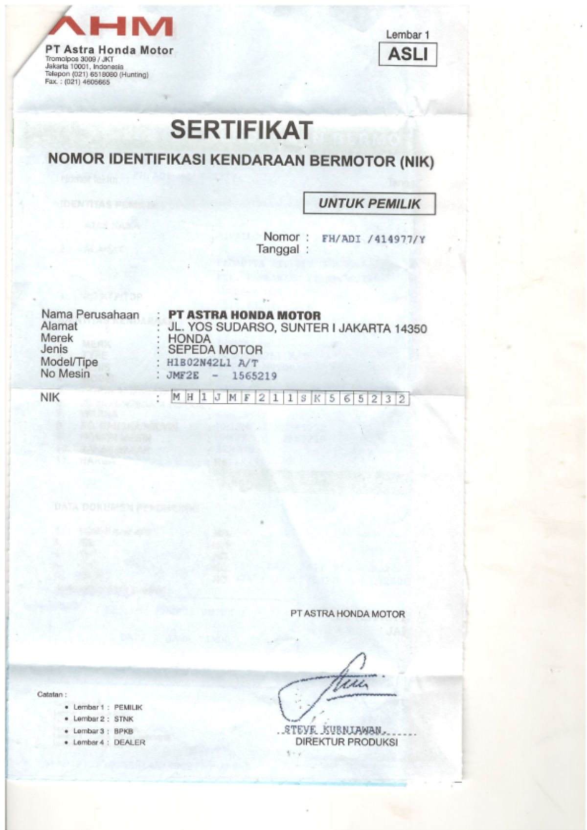 HONDA BEAT DLX SMART KEY