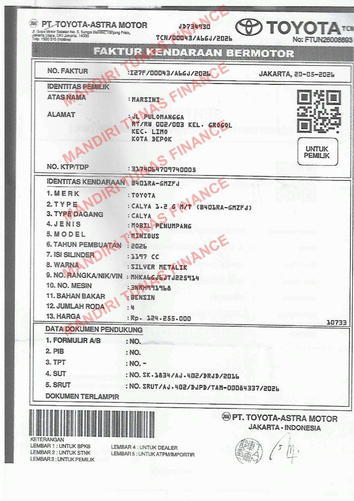 TOYOTA CALYA 1.2 G M/T